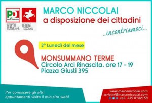 Calendario ricevimento Marco Niccolai