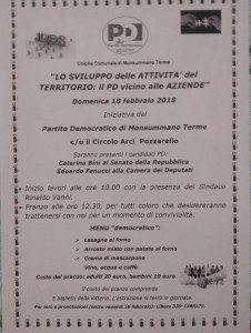 Volantino iniziativa 18 febbraio 2018